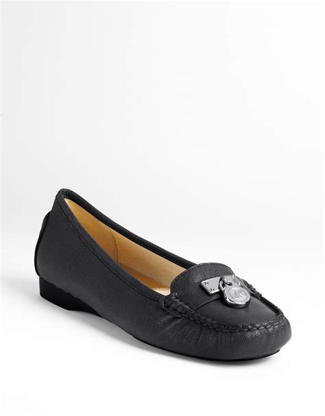 michael kors hamilton loafers|michael kors women's black loafers.